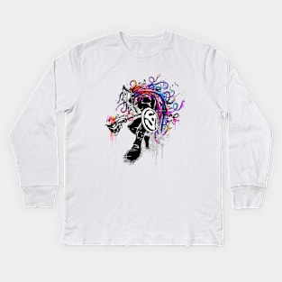 Vinyl Warrior Kids Long Sleeve T-Shirt